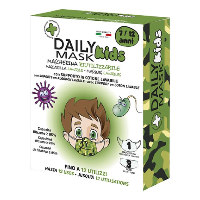 DAILY MASK MAS COT+FILT 7/12 M