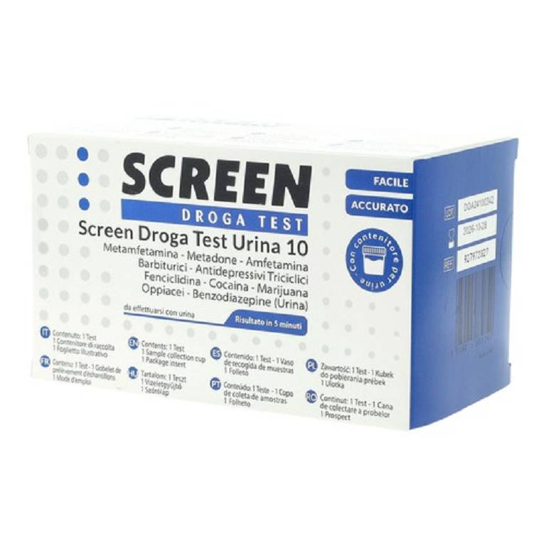 SCREEN DROGA TEST URINA 10